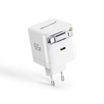 Realpower GaN Charger 65W White