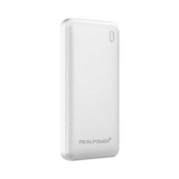 Realpower PB-10000 Plus 10000mAh PowerBank White
