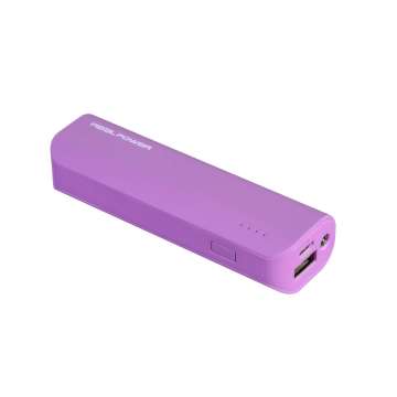 Realpower PB-2600 2600mAh PowerBank Purple