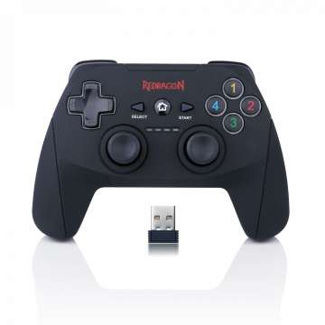 Redragon Harrow Wireless gamepad Black PC/PS3