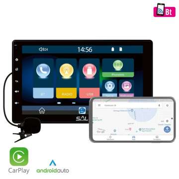 SAL VB X1000 AutóHiFi fejegység Black