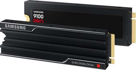 Samsung 4TB M.2 2280 NVMe 9100 Pro with Heatsink Samsung 4TB M.2 2280 NVMe 9100 Pro with Heatsink