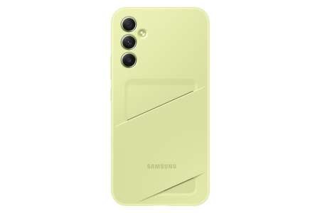 Samsung Galaxy A34 Card Slot Case Lime
