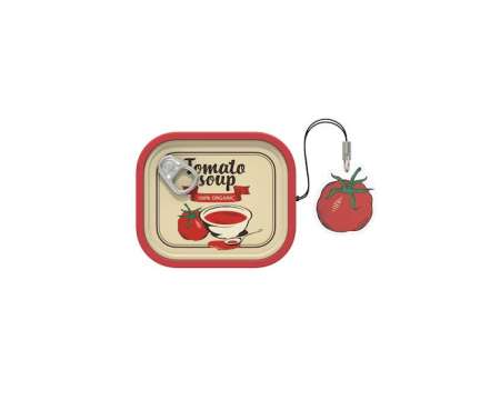 Samsung Galaxy Buds4/Buds4 Pro Food Can Case Red