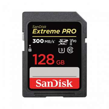 Sandisk 128GB SDXC Extreme Pro Class 10 UHS-II CL10 U3 V90 Sandisk 128GB SDXC Extreme Pro Class 10 UHS-II CL10 U3 V90