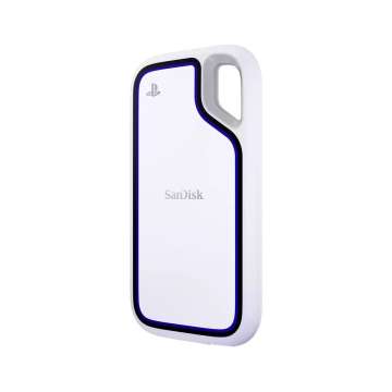 Sandisk 2TB USB3.2 Extreme Portable SSD for PlayStation 5 Console and PC White/BlueN