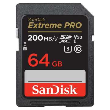Sandisk 64GB SDXC Class 10 U3 V30 Extreme Pro Sandisk 64GB SDXC Class 10 U3 V30 Extreme Pro