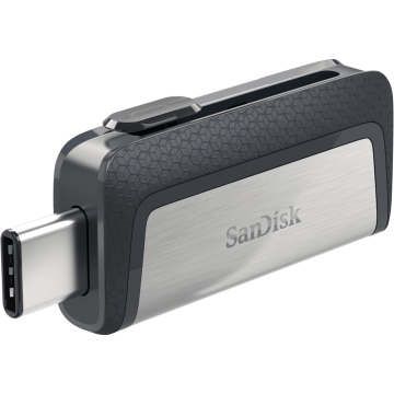 Sandisk 64GB Ultra Dual Drive USB Type-C Black/Silver Sandisk 64GB Ultra Dual Drive USB Type-C Black/Silver