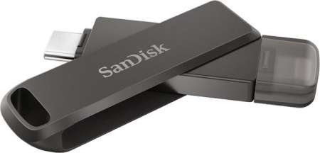 Sandisk 64GB USB3.1 Type-C/Lightning iXpand Luxe Black Sandisk 64GB USB3.1 Type-C/Lightning iXpand Luxe Black