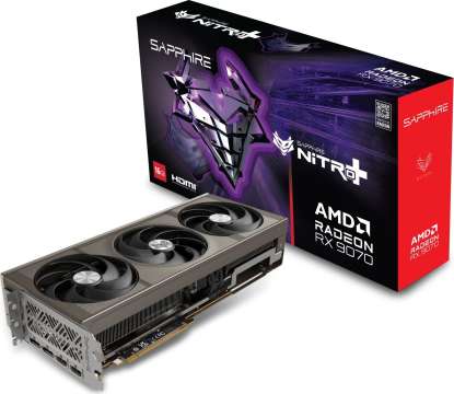 Sapphire Radeon RX9070 16GB DDR6 Nitro+ Gaming OC Sapphire Radeon RX9070 16GB DDR6 Nitro+ Gaming OC