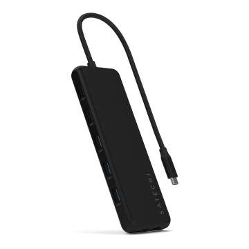 Satechi 13-in-1 USB-C Triple Display Multiport Adapter Black