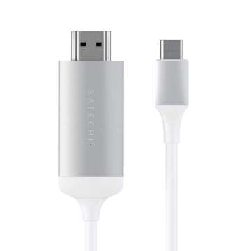 Satechi Aluminium Type-C to HDMI 4K cable 1,8m Silver