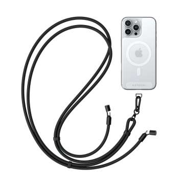 Satechi OntheGo Crossbody Lanyard Cable 1,5m Black