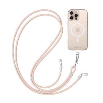 Satechi OntheGo Crossbody Lanyard Cable 1,5m Desert Rose Satechi OntheGo Crossbody Lanyard Cable 1,5m Desert Rose