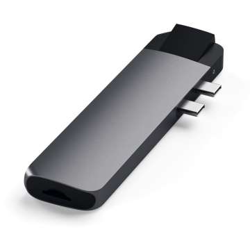 Satechi Type-C Pro Hub Adapter with Ethernet Space Gray Satechi Type-C Pro Hub Adapter with Ethernet Space Gray