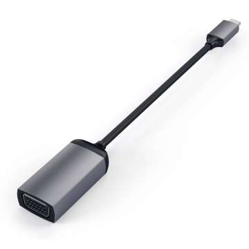 Satechi Type-C to VGA Adapter Space Gray Satechi Type-C to VGA Adapter Space Gray