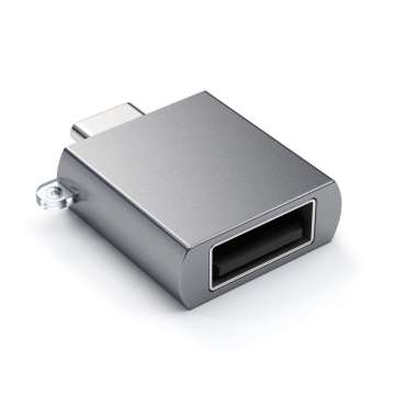 Satechi USB-C to USB-A 3.0 Adapter Aluminum Space Gray Satechi USB-C to USB-A 3.0 Adapter Aluminum Space Gray