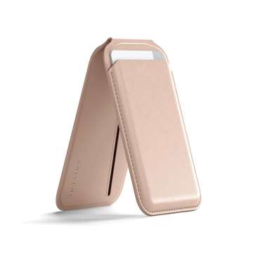 Satechi Vegan-Leather Magnetic Wallet Stand (iPhone 12/13/14/15 all models) Desert Rose