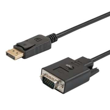 Savio CL-203 DisplayPort to VGA cable 1,8m Black