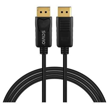 Savio CL-204 DisplayPort v1.4 cable 1m Black Savio CL-204 DisplayPort v1.4 cable 1m Black