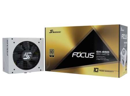Seasonic 850W 80+ Gold Focus GX White Edition Seasonic 850W 80+ Gold Focus GX White Edition