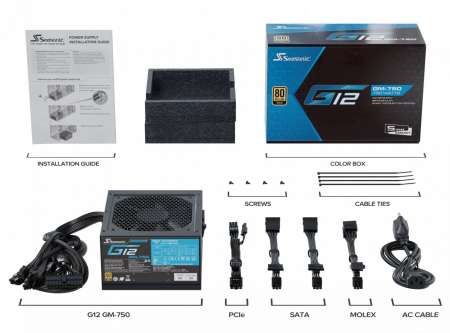 Seasonic 750W 80+ Gold G12 GM Seasonic 750W 80+ Gold G12 GM