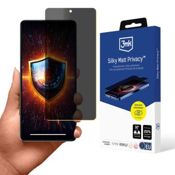 3mk Silky Matt Privacy belátásgátló fólia Poco X5 Pro 5G