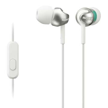 Sony MDR-EX110APW Headset White Sony MDR-EX110APW Headset White