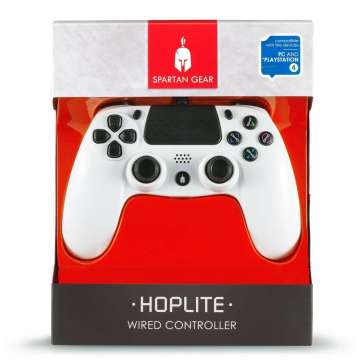 Spartan Gear Hoplite Wired Gamepad White Spartan Gear Hoplite Wired Gamepad White