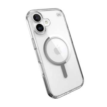 Speck Presidio Perfect Clear MagSafe iPhone 17 Case Clear/Silver