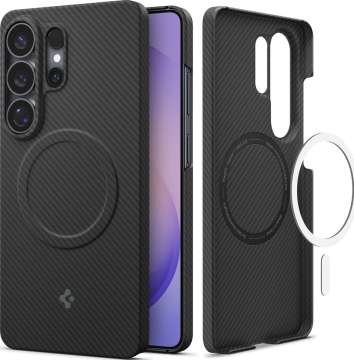 Spigen Air Skin Aramid MagSafe case for Samsung Galaxy S26 Ultra Black