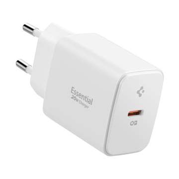 Spigen Essential 20W Wall Charger EE201EU White