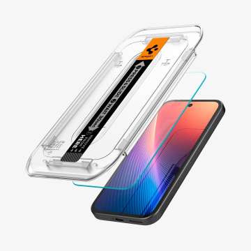 Spigen Glass tR EZ Fit 2 Pack Google Pixel 9a Transparency