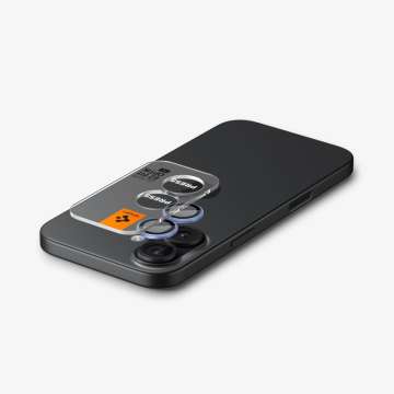 Spigen Glass tR EZ Fit Optik Pro for iPhone 17 2 Pack Blue