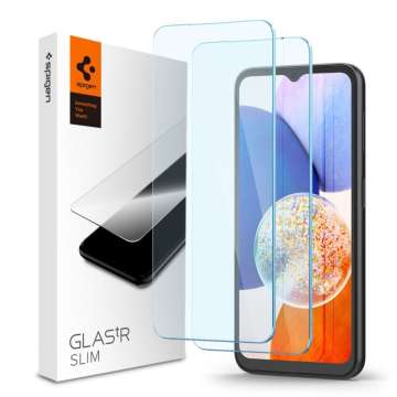 Spigen Glass tR Slim 2 Pack Samsung Galaxy A25 5G/Galaxy A15/Galaxy A15 5G Spigen Glass tR Slim 2 Pack Samsung Galaxy A25 5G/Galaxy A15/Galaxy A15 5G