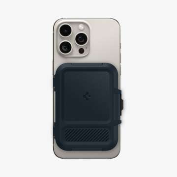 Spigen iPhone Lock Fit MagSafe Wallet Metal Slate Spigen iPhone Lock Fit MagSafe Wallet Metal Slate