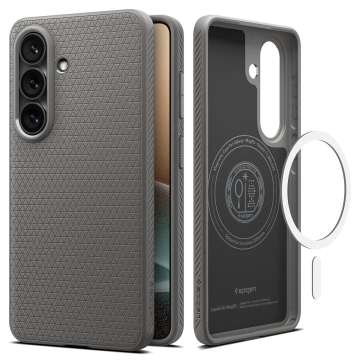 Spigen Liquid Air MagSafe case for Samsung Galaxy S26 Marble Grey