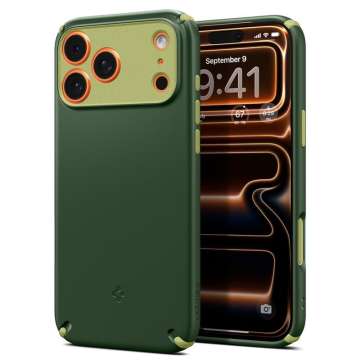 Spigen Nano Pop Hybrid MagSafe case for iPhone 17 Pro Avo Green