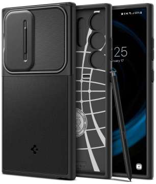 Spigen Optik Armor Samsung Galaxy S24 Ultra Black