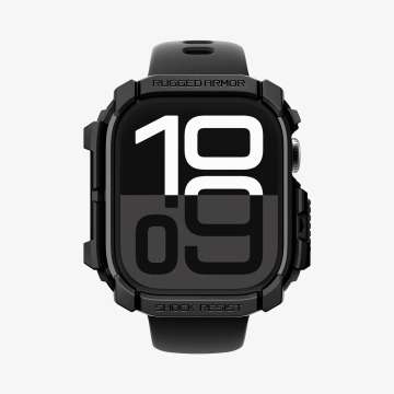 Spigen Rugged Armor Apple Watch 10 42mm Matte Black Spigen Rugged Armor Apple Watch 10 42mm Matte Black