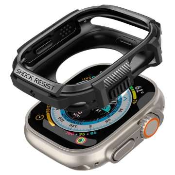 Spigen Rugged Armor, black - Apple Watch Ultra 49mm Spigen Rugged Armor, black - Apple Watch Ultra 49mm