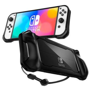 Spigen Rugged Armor Nintendo Switch OLED Black Spigen Rugged Armor Nintendo Switch OLED Black