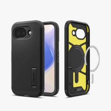 Spigen Tough Armor MagSafe case for Google Pixel 10a Black