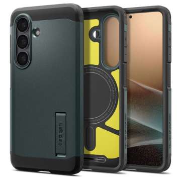 Spigen Tough Armor MagSafe case for Samsung Galaxy S26 Abyss Green Spigen Tough Armor MagSafe case for Samsung Galaxy S26 Abyss Green