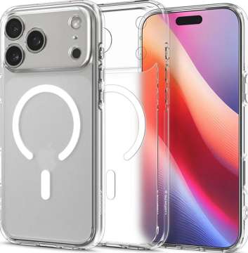 Spigen Ultra Hybrid MagSafe case for iPhone 17 Pro Frost White