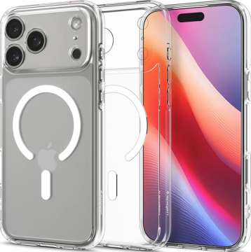Spigen Ultra Hybrid MagSafe case for iPhone 17 Pro Max Clear White