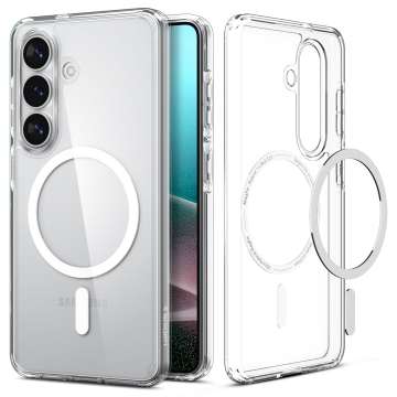 Spigen Ultra Hybrid MagSafe case for Samsung Galaxy S26 Clear White