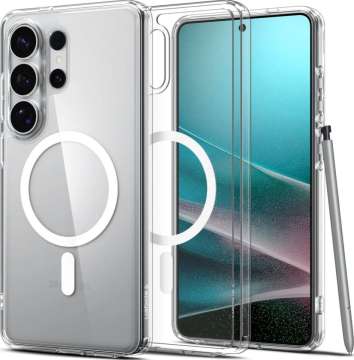 Spigen Ultra Hybrid MagSafe case for Samsung Galaxy S26 Ultra Clear White Spigen Ultra Hybrid MagSafe case for Samsung Galaxy S26 Ultra Clear White