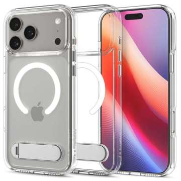 Spigen Ultra Hybrid S MagSafe case for iPhone 17 Pro Max Clear White Spigen Ultra Hybrid S MagSafe case for iPhone 17 Pro Max Clear White