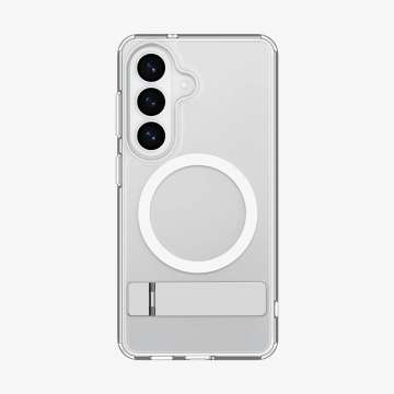 Spigen Ultra Hybrid S MagSafe case for Samsung Galaxy S26 Clear White